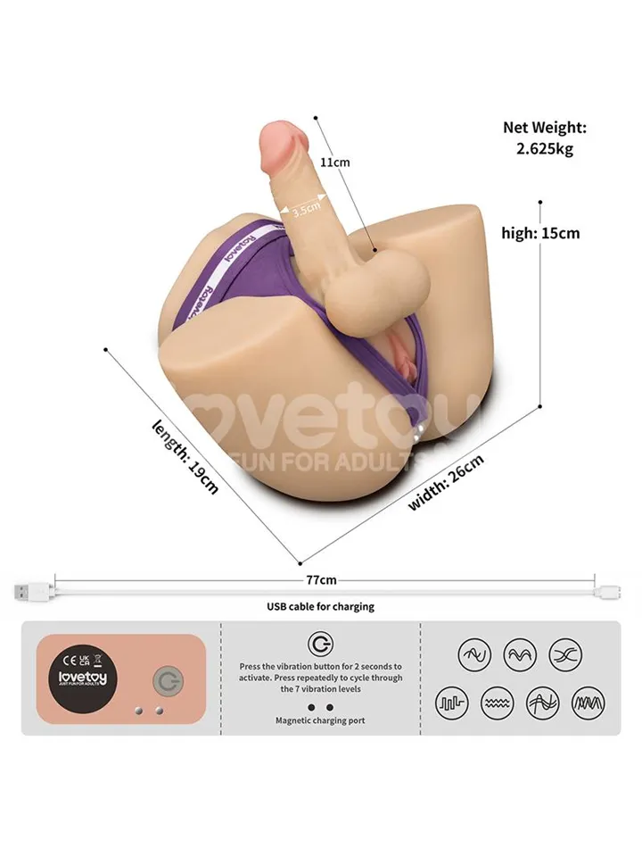 Streetgirls Dual Motor Sensation Pulse With Dildo - Sex doll 3