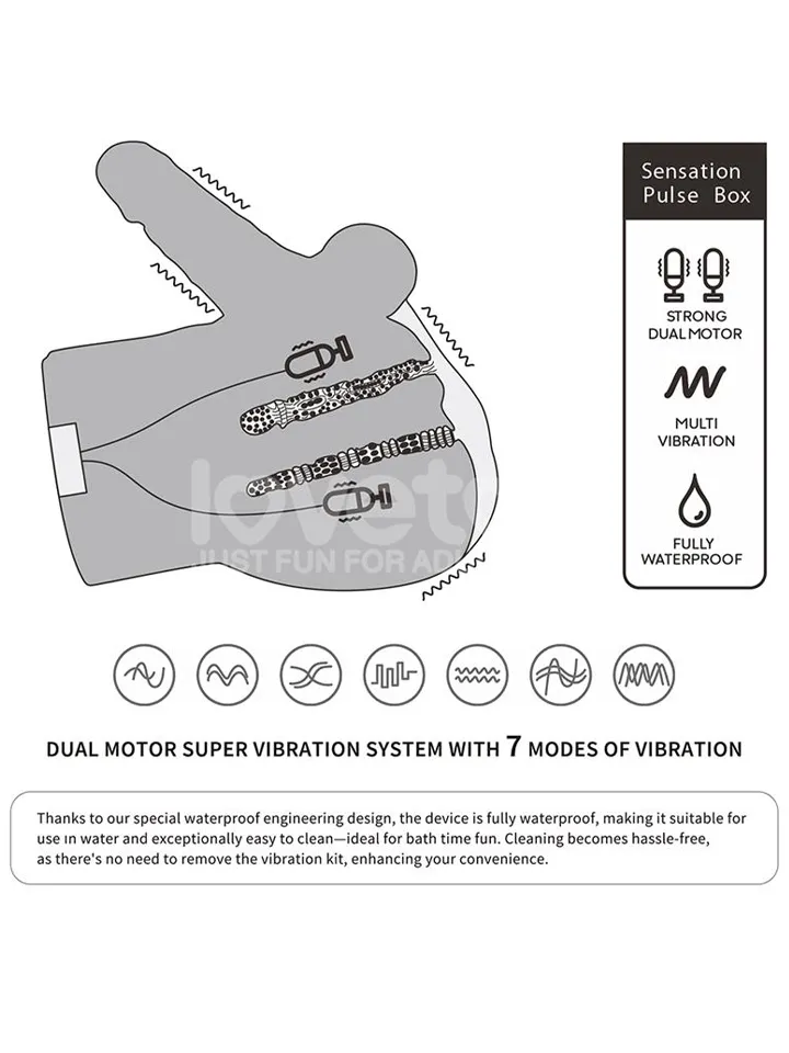 Streetgirls Dual Motor Sensation Pulse With Dildo - Sex doll 5