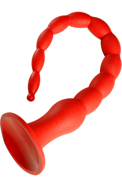 Stretch Worm Long Dildo Red 55cm - Extra langer Anal-Dildo 2