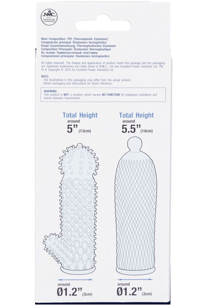 Stretchy Touch Seductive Tickler Sleeve - Penisverlängerung/Penishülle 2