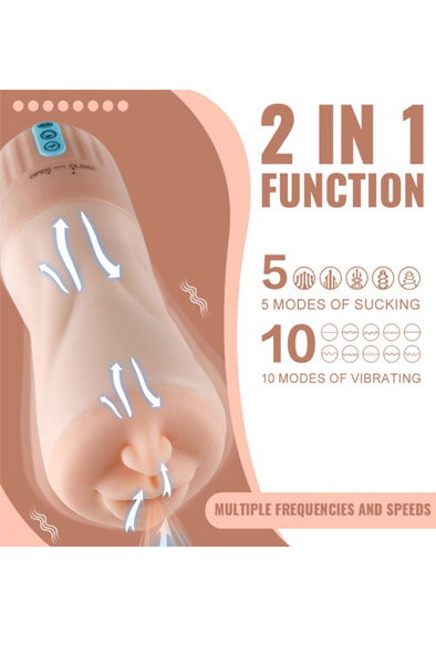 Suckstroker 2.0 Sucking & Vibrating Masturbator - Automatic masturbator 2