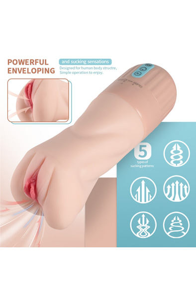 Suckstroker Sucking & Vibrating Masturbator - Automatic masturbator 3