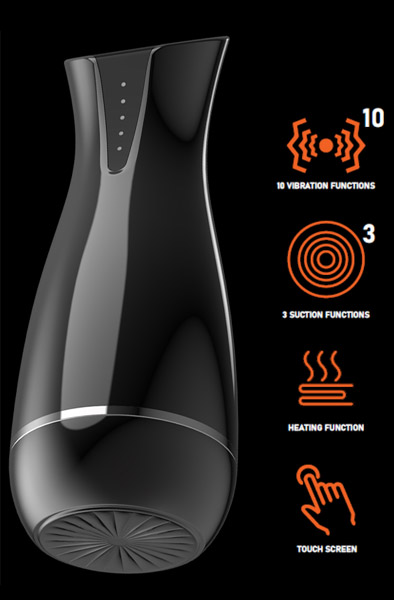Suction, Heating & Vibrating Masturbator - Masturbator 2