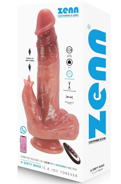 Super Soft Realistic Warming Function Dick 22 cm - Vibrierender Dildo 1