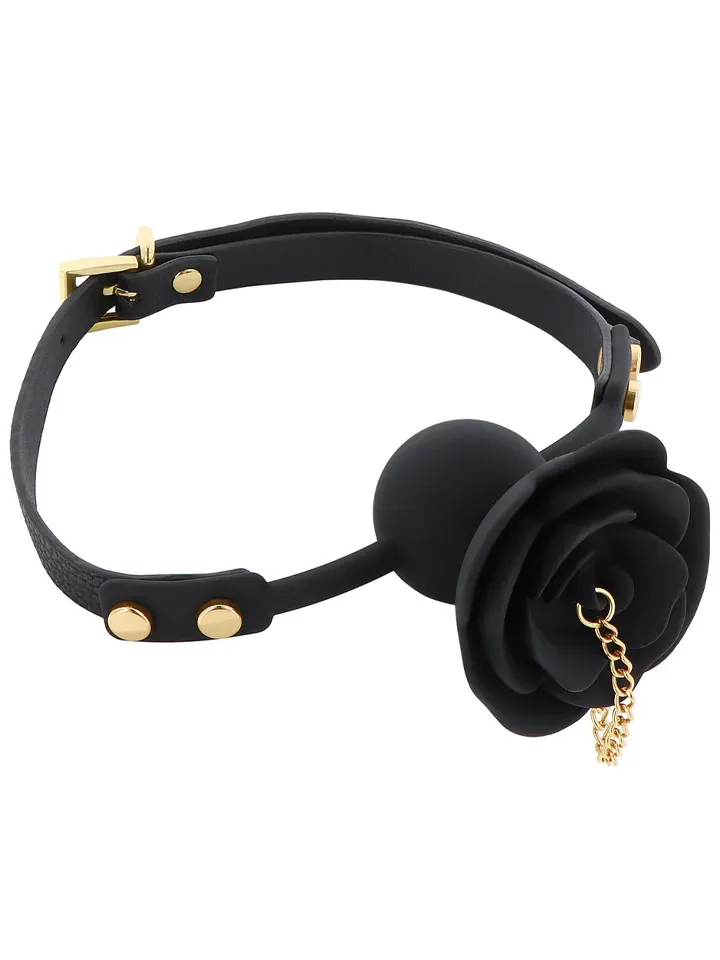 Taboom Rose Ball Gag With Plug - Gag ball 2