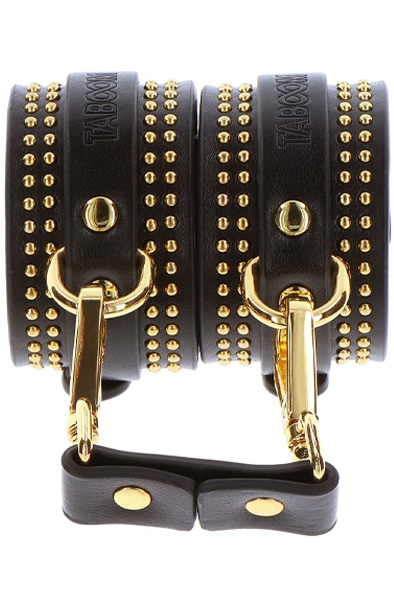 Taboom Studded Wrist Cuffs Set - Handcuffs 2