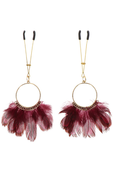 Taboom Tweezers With Feathers - Brustwarzenklammern 1