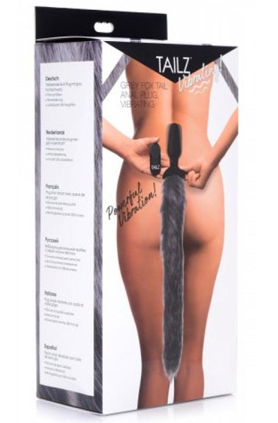 Tailz Vibrating Anal Plug With Fox Tail - Analplug in Tierform 2
