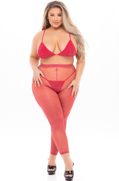 Tall Order 3-teiliges Set Rote Königin - Sexy Dessous 2