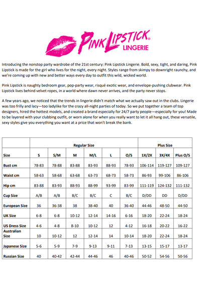 Tall Order 3-teiliges Set Schwarz - Sexy Dessous 4