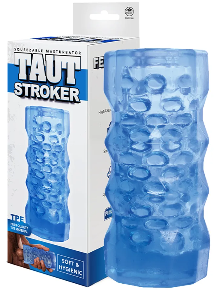 Taut Stroker Squeezable Masturbator Blue - Stroker 1