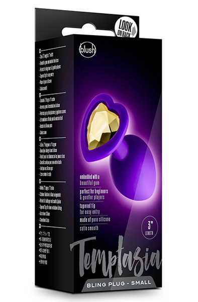 Temptasia Bling Plug Purple Small - Analplug 2