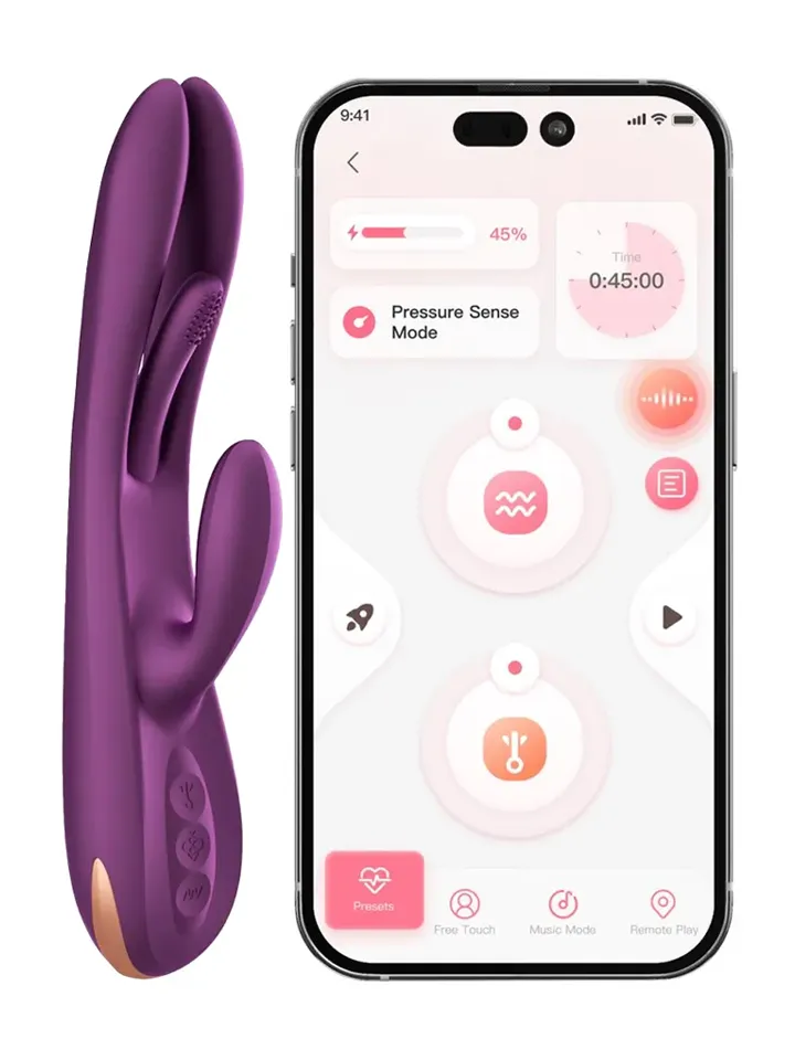 Terri App Controlled Tapping Rabbit Vibrator - App-controlled rabbitvibrator 1 [full]