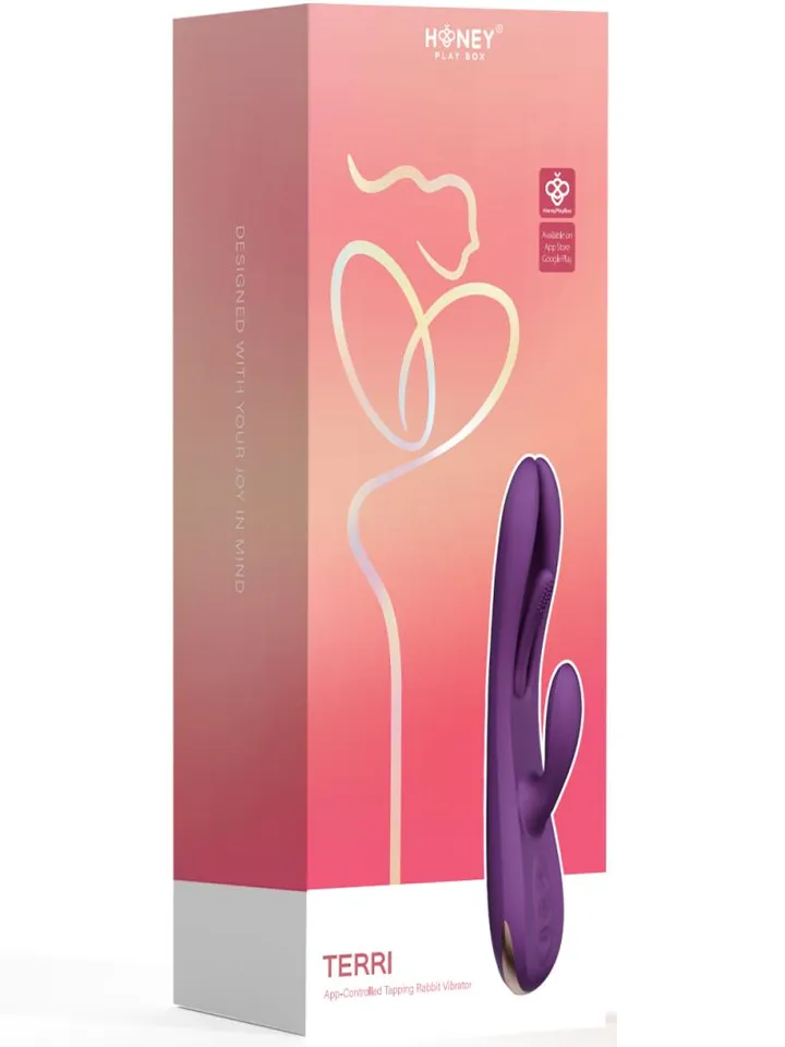 Terri App Controlled Tapping Rabbit Vibrator - App-controlled rabbitvibrator 5