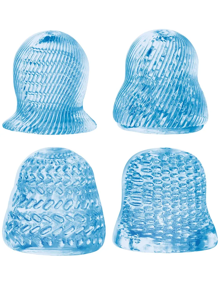 The Fedora 4in1 Glans Stroker Set Blue - Stroker 1