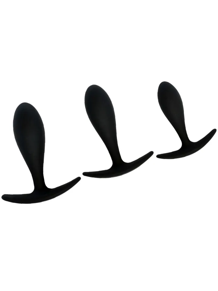 The Perfect Beginner Silicone Butt Plug Set - Anal plug set 1
