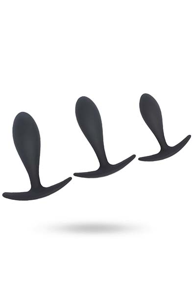 The Perfect Beginner Silicone Butt Plug Set - Anal plug set 2