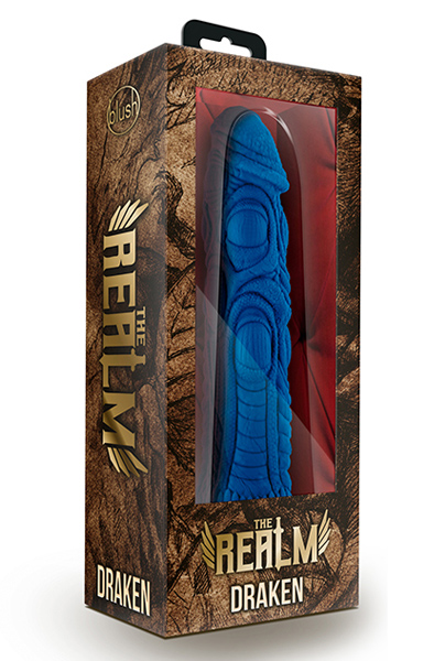 The Realm Draken Lock On Dildo Blue - Drachen-Dildo 2
