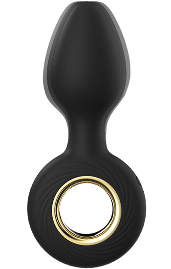 The Rechargeable Vibrating Silicone Plug - Vibrierender Analplug 1