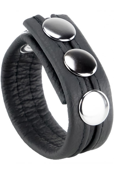 The Red Cockring En Cuir Black - Cockring 1