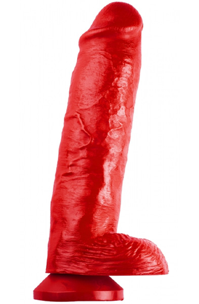 The Red Toys Santa-K Dildo Red 28 cm - Dildo 3