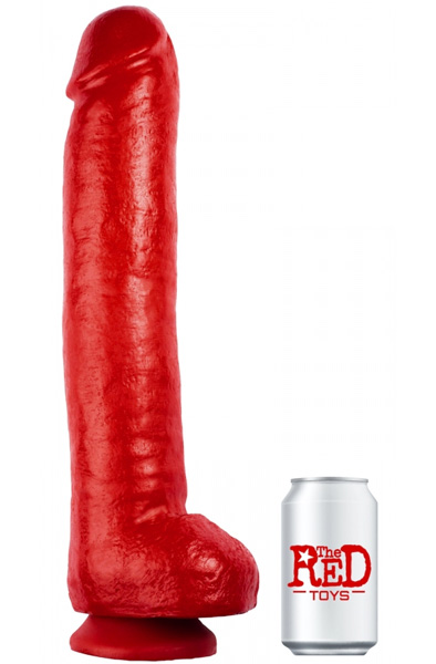 The Red Toys Super John Dildo Red 42 cm - XL Dildo 1