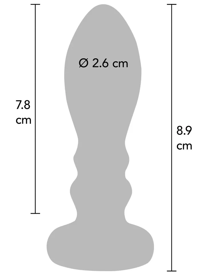 The Slider Vibrating Plug Medium - Vibrating anal plug 2