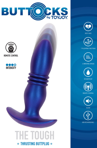 The Tough Thrusting Vibrating Plug - Ferngesteuerter Analplug 2