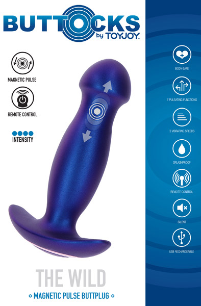 The Wild Magn Pulse Vibrating Plug - Ferngesteuerter Analplug 2