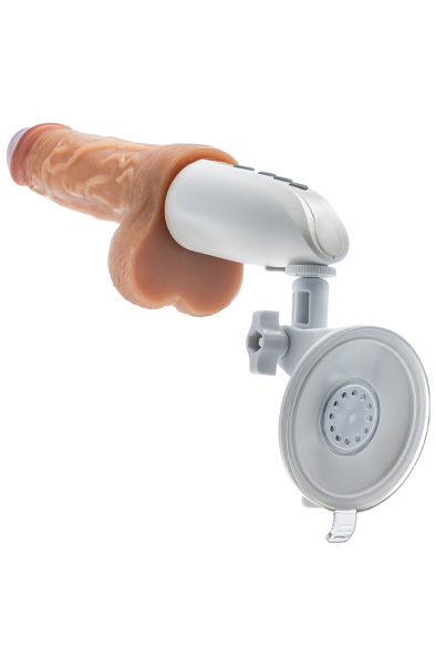 Thrusting, Vibrating & Warming Dildo 17,5 cm - Vibrierender Dildo 2