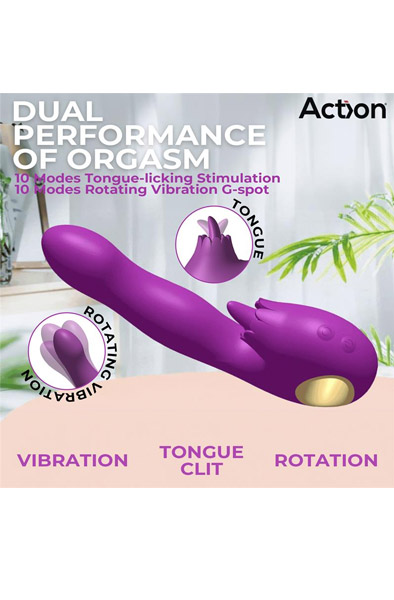 Toka Vibe, Swinging & Stimulating Licking Tongue - Rabbit-Vibrator 2