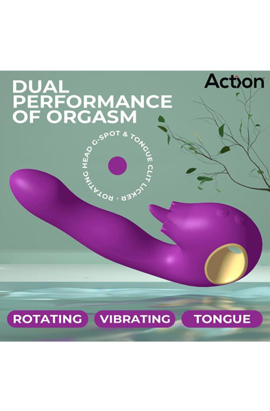 Toka Vibe, Swinging & Stimulating Licking Tongue - Rabbit-Vibrator 3