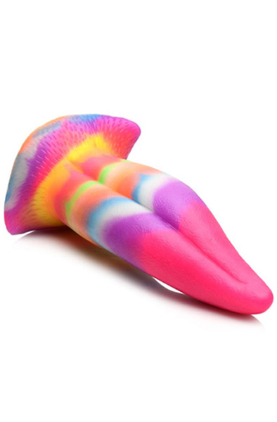 Tongue Glow-in-the-Dark Dildo 21,5 cm - Drachen-Dildo 3