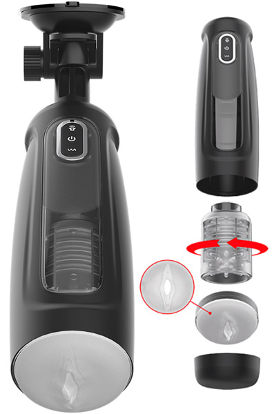 Tornado 360 Rotate Tech Stroker - Masturbator 1