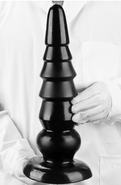 Tower Up XXL Plug Schwarz 36 cm - XXL-Analplug 2