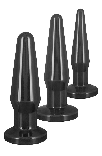 ToyJoy Anal Play Best Butt Buddies Kit Black - Analplug Set 1