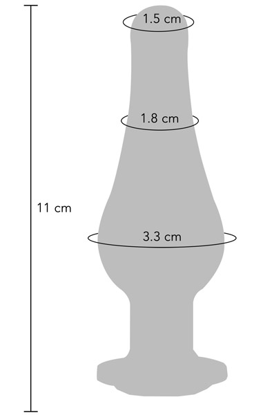 ToyJoy Diamond Bum Bijou Medium - Analplug aus Metall 2