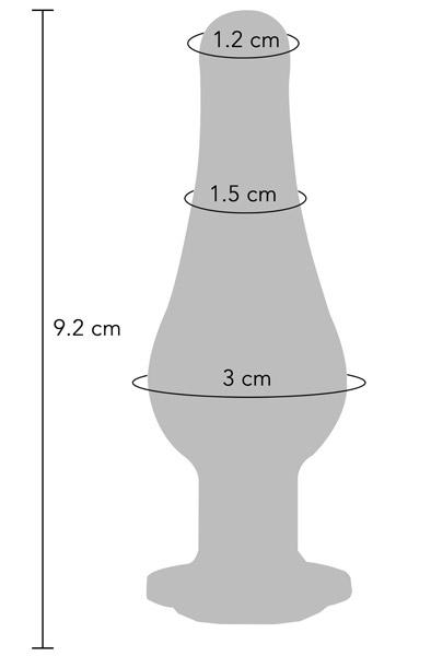 ToyJoy Diamond Bum Bijou Small - Analplug aus Metall 2