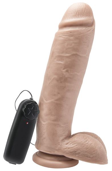ToyJoy Dildo With Balls Vibrator 25,5 cm - Vibrierender Dildo 1