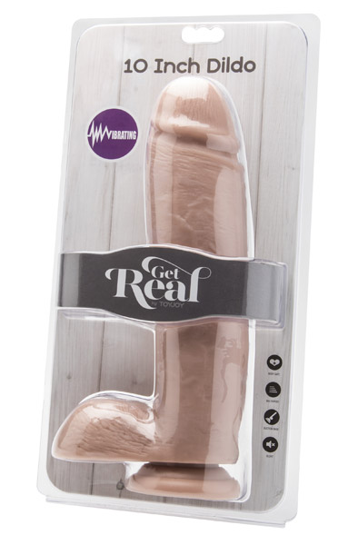 ToyJoy Dildo With Balls Vibrator 25,5 cm - Vibrierender Dildo 2