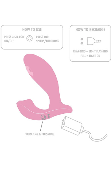 ToyJoy Flamengo Pulsating G-spot Vibrator - G-Punkt-Vibrator 5
