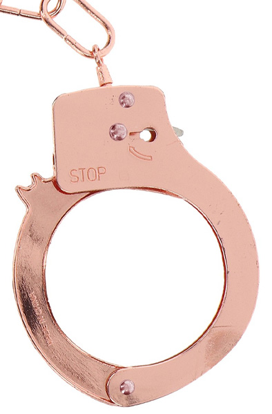 ToyJoy Metal Handcuffs Rose Gold - Handschellen 2