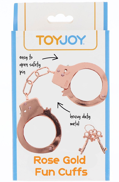 ToyJoy Metal Handcuffs Rose Gold - Handschellen 4