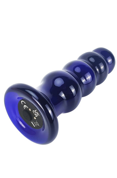 ToyJoy Radiant Vibrating Glass Plug 11,5 cm - Vibrierender Analplug 2