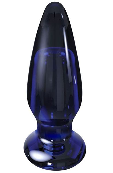 ToyJoy Shining Vibrating Glass Plug 11,5 cm - Vibrierender Analplug 2