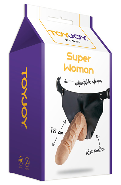 ToyJoy Superwoman Strap-On - Umschnalldildo mit Geschirr 2