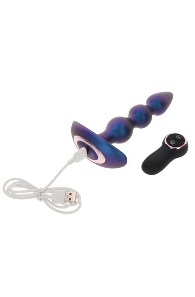 ToyJoy The Bold Beaded Vibr Anal Plug - Vibrierender Analplug 3