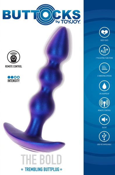 ToyJoy The Bold Beaded Vibr Anal Plug - Vibrierender Analplug 4