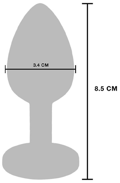 ToyJoy The Glider Vibrating Plug Medium - Vibrierender Analplug 4