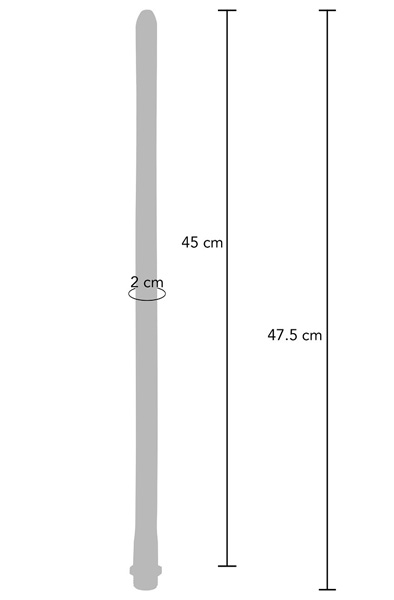 ToyJoy The Gusher Anal Douche 47,5 cm - Duschdüse 7